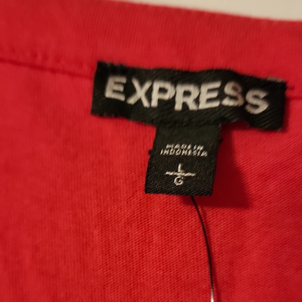Express Vibrant Red Mini Dress with Ruffles - Picture 3 of 5